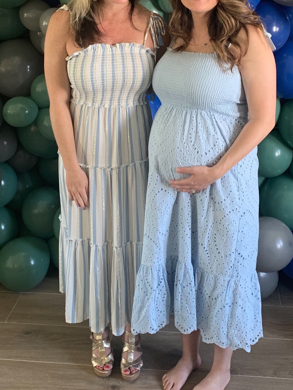 Light Blue Midi Dress